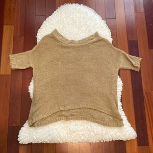 Cozy Casual Oversized Comfy Long Short Sleeve Sweater Size Small